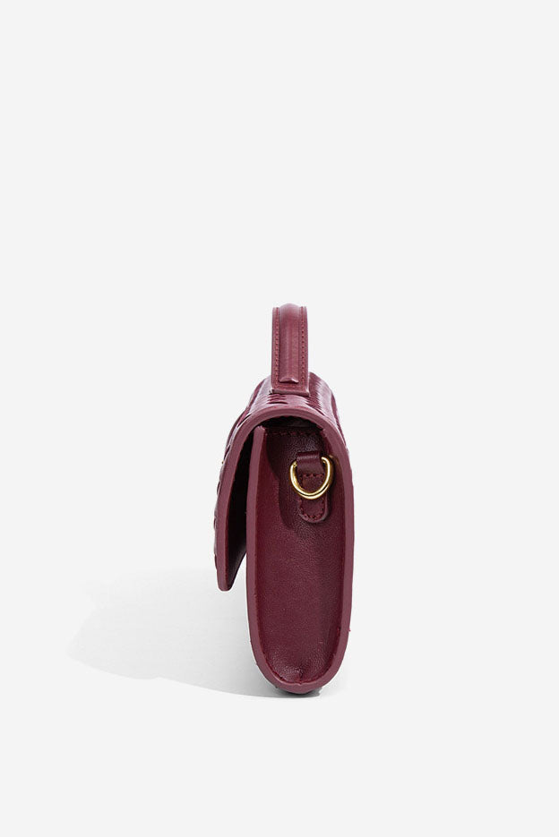 Woven Design Evening Clutch Bag