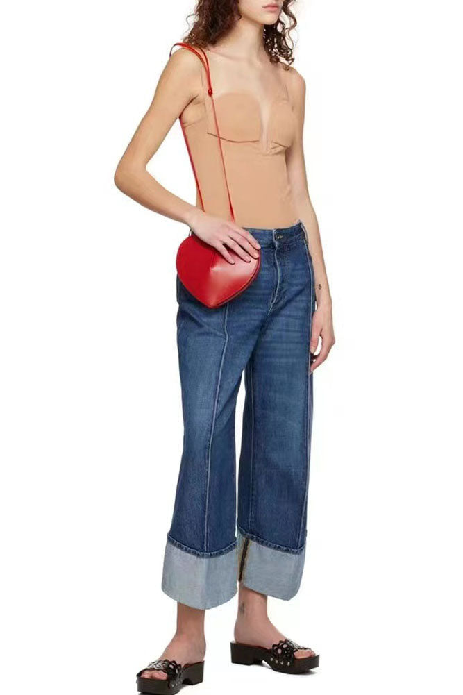 Korean Japanese Style Cute Heart Phone Bag