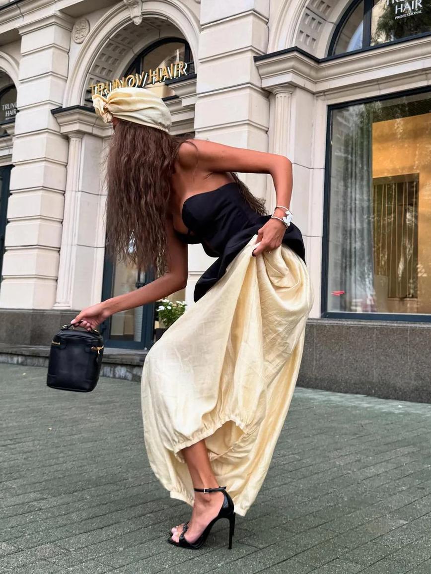 Retro Baring Top & Pants Set