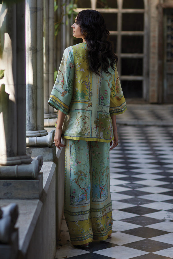 Flair Fusion Flowers Pants Set