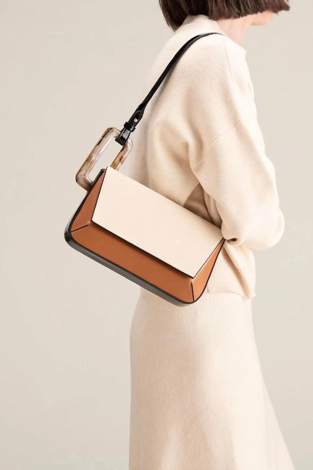 Cute Style Trendy Color-Block Patchwork Bag