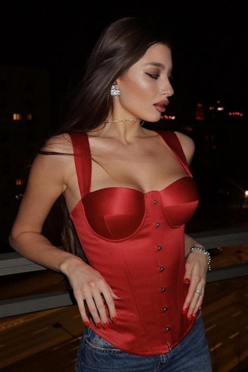 Hook-Button Tunic Top